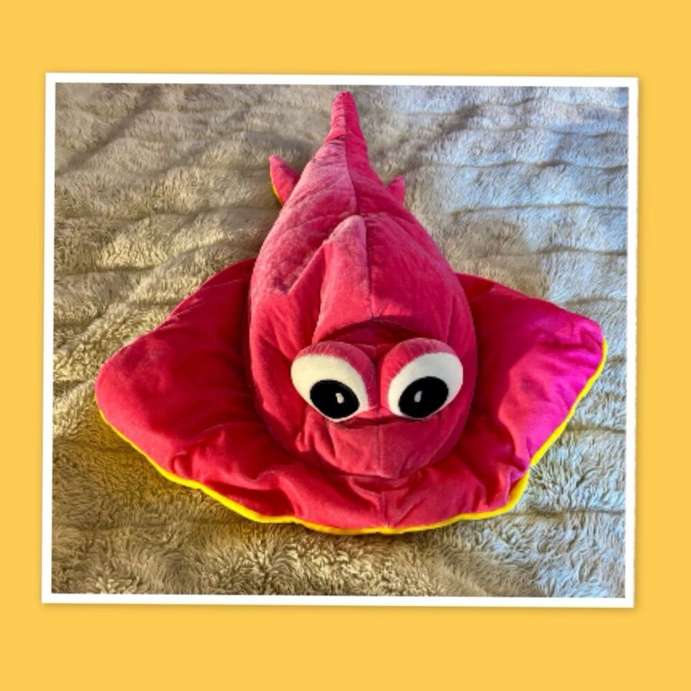 Playful Plush Pink Stingray Hat ~ OSFM